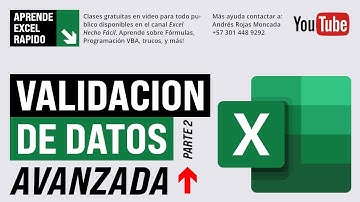 Códigos Personalizados con Validación de Datos Avanzada - Parte 2 Mejorada