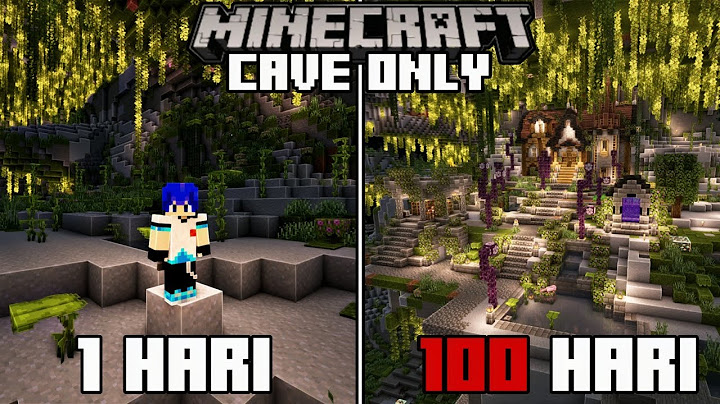 100 Hari di Minecraft tapi di Cave Only