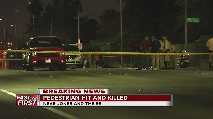 Pedestrian dies after crossing Jones near US 95
