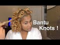 How To Get Perfect Bantu Knots|Results On Dry Natural Hair|IT’SCOZYY