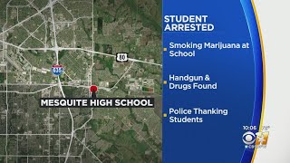 Student With Gun And Drugs Arrested At Mesquite High School, Police Say