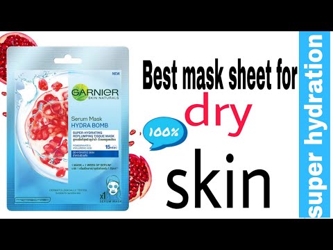 Video: The Best Sheet Mask For Dry Skin In Summer