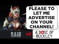Buckley Mocks Brand Deals (Established Titles, RAID & More!)