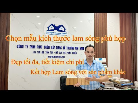 Video Tấm lam sóng nhựa giả gỗ ốp tường, ốp trần, chi tiết... - youtube