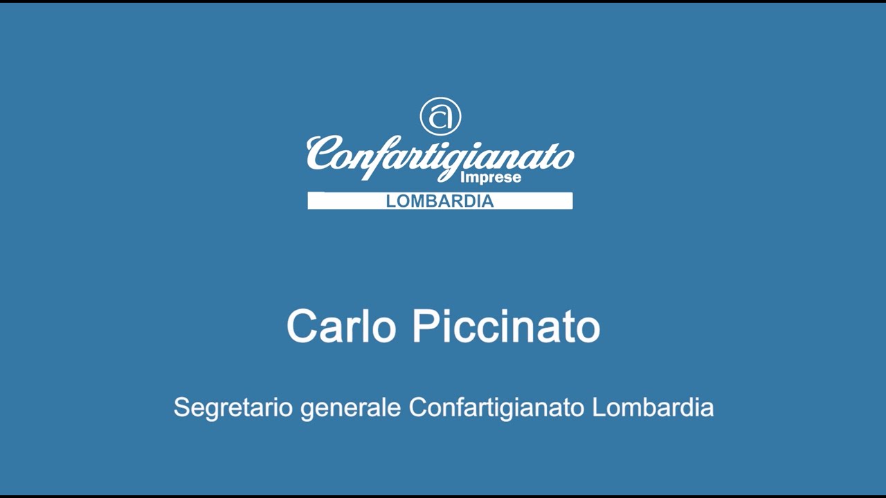 DL LAVORO – Al TGR Lombardia di Rai3 la posizione di Confartigianato con il Segretario Piccinato