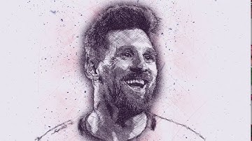 Ballpoint pen sketch photoshop action tutorial