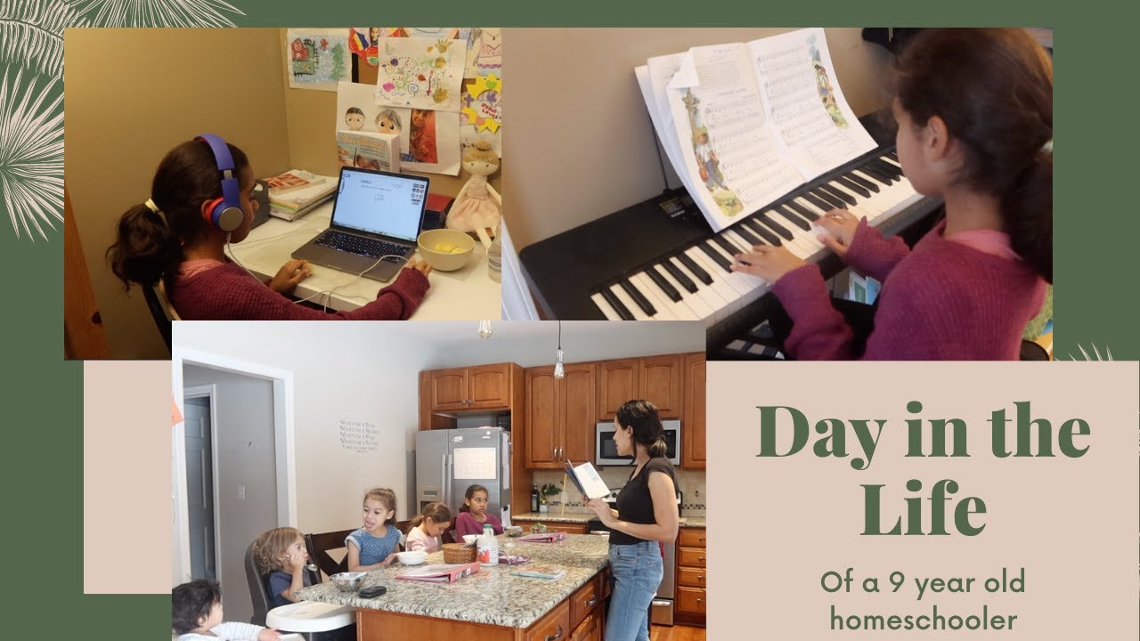 Day in the Life of a Homeschooler-9 years old!