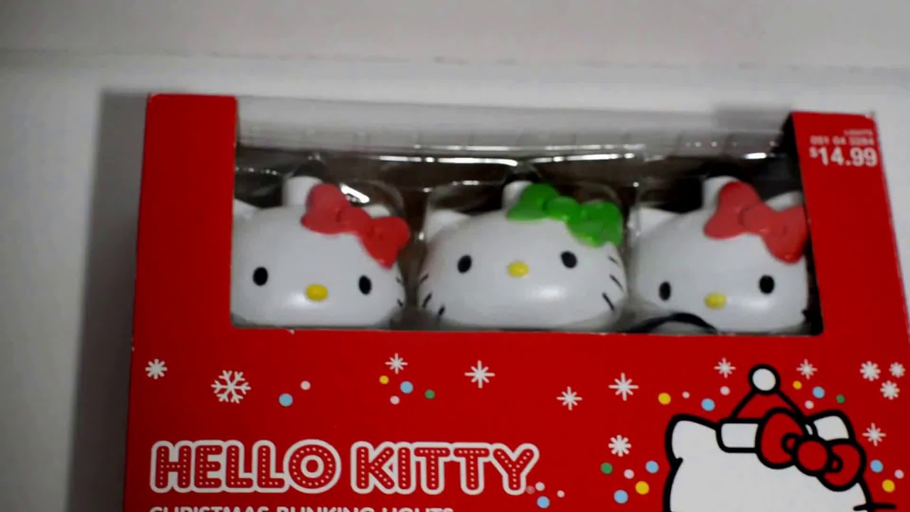 Hello Kitty Christmas Lights From TheLeoness on eBay YouTube