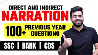 Direct and Indirect | Narration | 100+ Previous Year Questions | SSC CGL, CHSL, CPO | BANK PO/CLERK screenshot 5