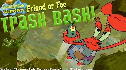 SpongeBob SquarePants: Friend or Foe - TRASH BASH! in 1 Minute