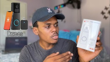 Best Camera Doorbell? Dzees Smart WiFi Video Doorbell with Chime Anti Theft, 2-Way Talk