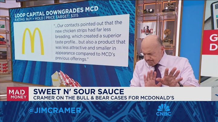 Jim Cramer on the bull and bear cases for McDonald's