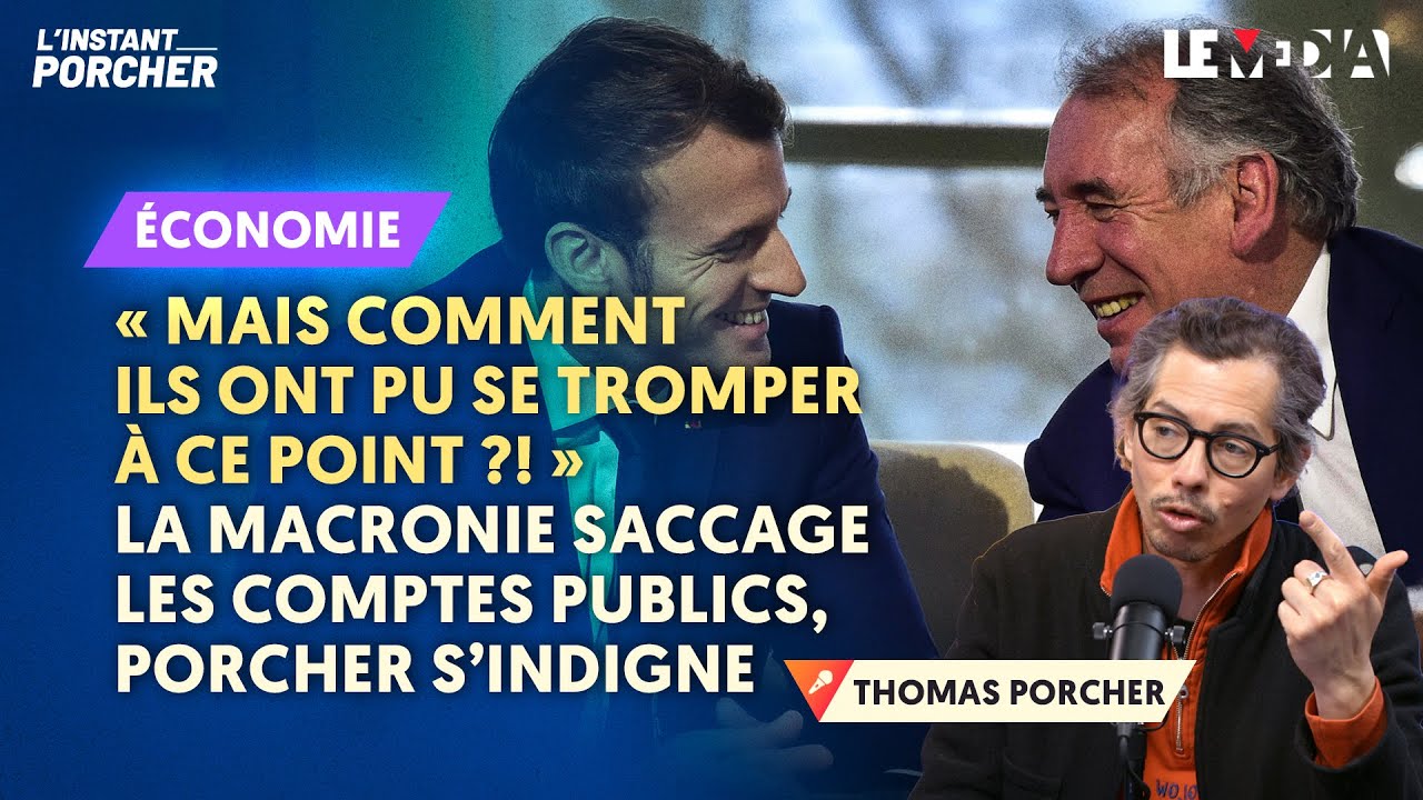 ⁣LA COLÈRE DE THOMAS PORCHER FACE AU SACCAGE DES COMPTES PUBLICS PAR LA MACRONIE