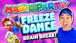 🍄🥶 MARIO PARTY Freeze Dance! | Brain Break | GoNoodle Inspired by Bobo P.E. 29,035 views 1 year ago 5 minutes, 21 seconds