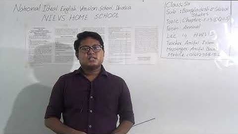 Class: Six, Subject: BGS (Lecture: 14, H.W: 13), Topic: Ch-11, 13 (CQ-1, 2)