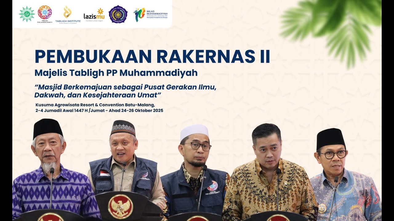 Pembukaan Rakernas II Majelis Tabligh PP Muhammadiyah