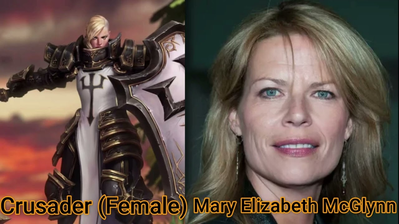 Character and Voice Actor - Diablo III Reaper of Souls  - Crusader (Female) - Mary Elizabeth McGlynn