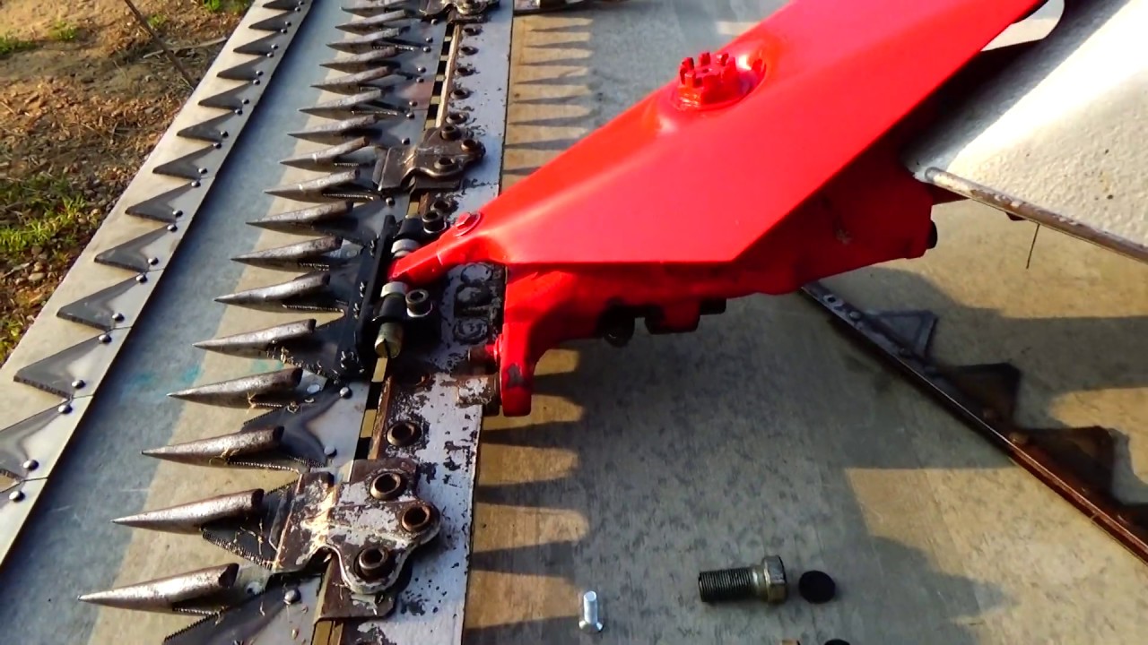 Косилка МФ-70; Небольшая переделка режущего аппарата.