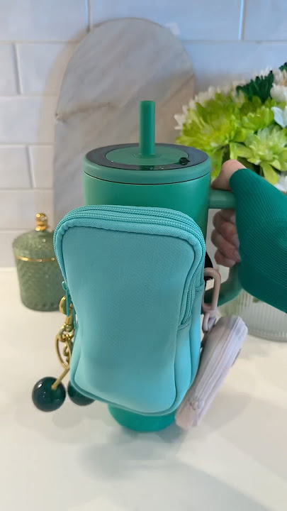 *asmr* packing my tumbler! 💚🍀🌤️ #asmr #restock #aesthetic #tumbler #satisfying #organizedhome