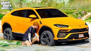 РЕАЛЬНАЯ ЖИЗНЬ В GTA 5 - ПОЕХАЛ НА РЫБАЛКУ И ЗАСТРЯЛ В БОЛОТЕ НА LAMBORGHINI URUS! 🌊ВОТЕР