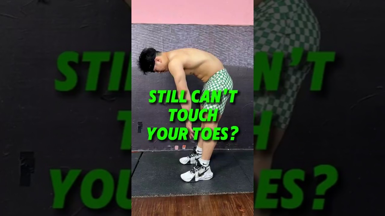 🎯 Toe Touch Challenge! Can you go from stiff to folded—WITHOUT stretching? 