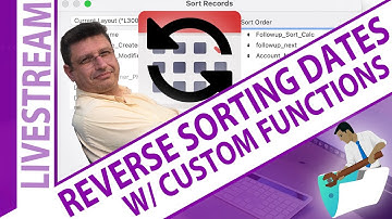 Reverse Sorting Dates in FileMaker Using Custom Functions