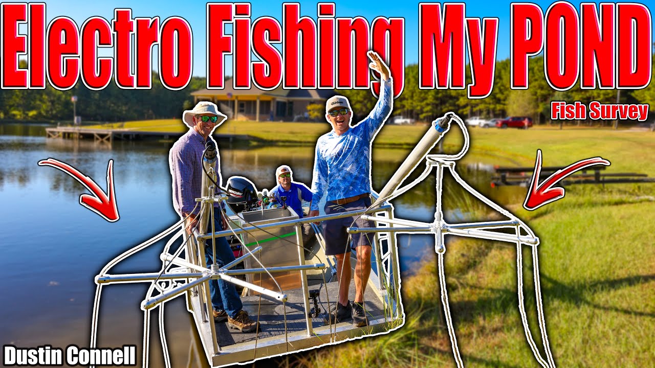 Electro Fishing My Pond – No Telling What We Will Find!