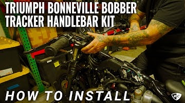How to Install Tracker Handlebar Kit on 2024 Triumph Bonneville Bobber