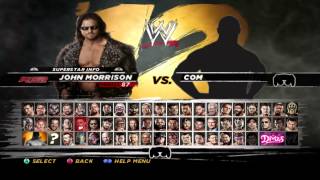 WWE 12 - ALL UNLOCKABLE SUPERSTARS UNLOCKED