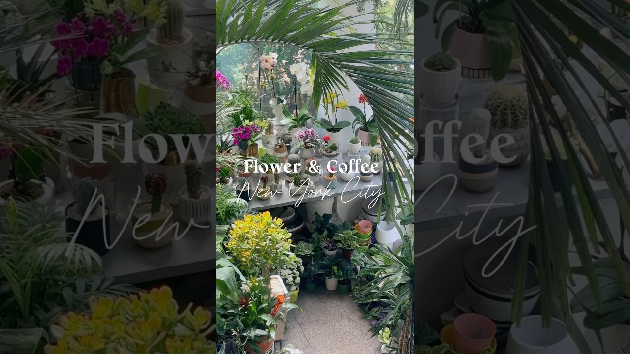 Cutest floral cafe in NYC? Remi is a whole vibe!