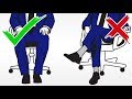 How Should Men Sit? Legs Open Or Closed | Crossed Vs Straight Leg Body Language Signals