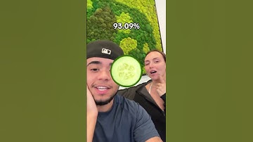 Whoever matches the cucumber wins🥒 😱 #shorts ￼