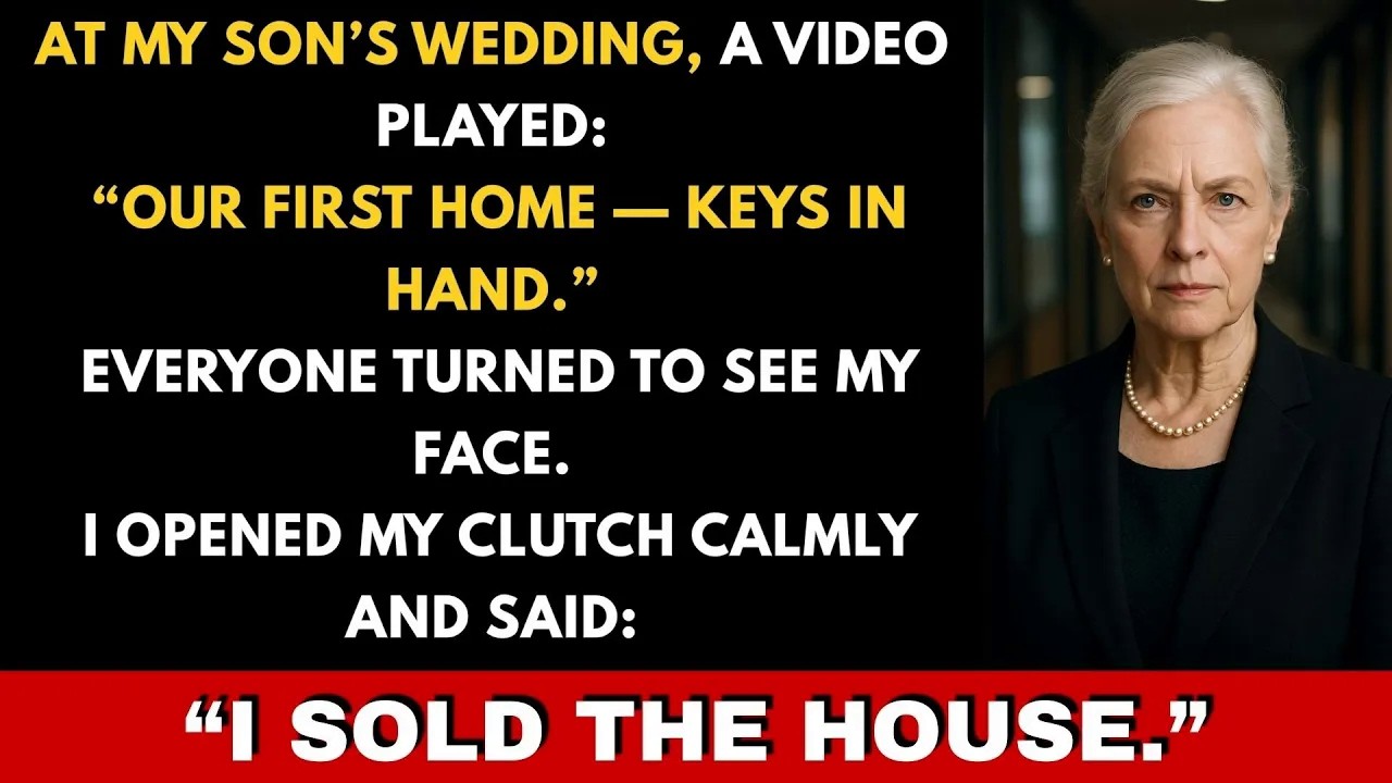 At my sons wedding a shocking family drama unfolded when he showed a surprise video called our fi