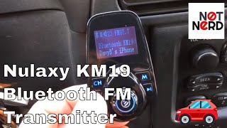 KM19 Bluetooth FM Transmitter by Nulaxy