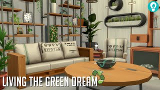 🌿 LIVING THE GREEN DREAM REMODEL ♻️ | Sims 4 Room Speed Build #StyledRoomRenoChallenge by Ashurikun 98 views 3 years ago 6 minutes, 22 seconds