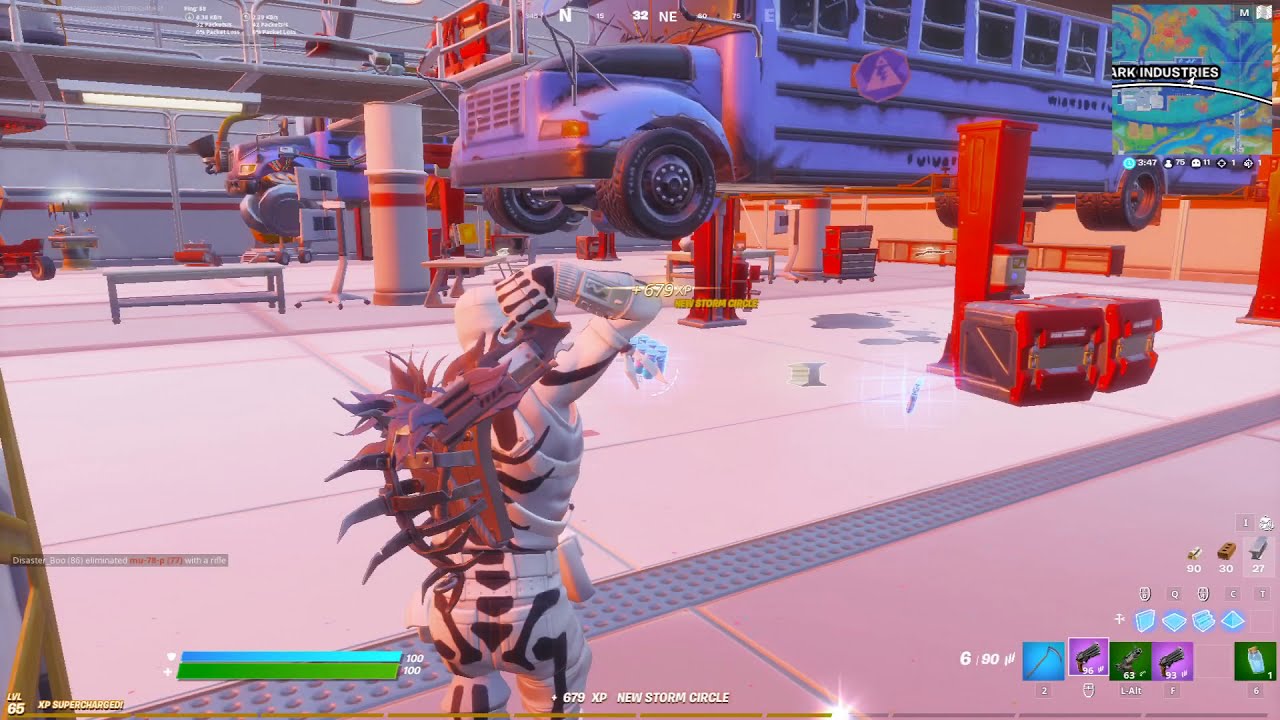 SKULL TROOPER Skin (White Style) + Reaper Pickaxe Gameplay No Commentary (Fortnite Chapter 2, HD)