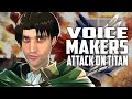 VOICE MAKERS e ATTACK ON TITAN, muito incrível [REACT]