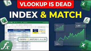 INDEX and MATCH: Better than VLOOKUP in Excel || How To Use Index Match As An Alternative To Vlookup