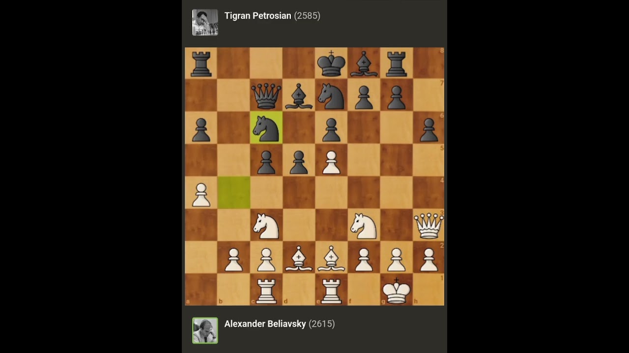 Alexander Beliavsky vs Tigran Petrosian || It (Cat.15) • Moscow - Russia (1981)