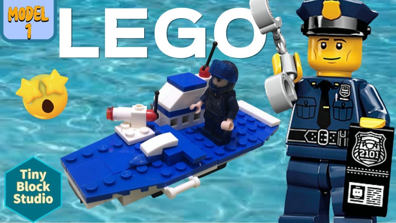 LEGO: Making a Lego Destroyer Escort | Police Series | Model 1 | Episode 10 | Tiny Block Studio