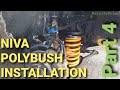 Fitting polyurethane bushes -Part 4 front end build up- The Real Beast From The East - Lada Niva