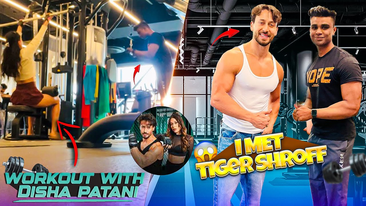 💪WORKOUT WITH TIGER SHROFF DISHA PATANI 