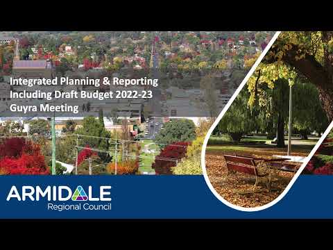Council's Planning and Budget Community Meeting 2022 - Guyra