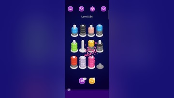 Nut Sort Level 104 Walkthrough | Nuts — Color Sort 104 solution