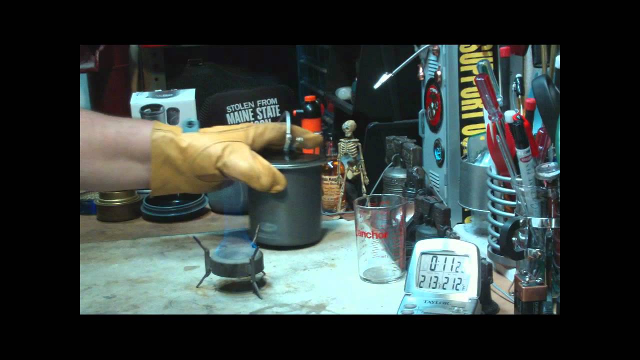 GSI Halulite Minimalist Boil Test 2 - Using the Vargo Triad Titanium Stove