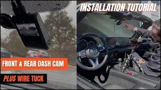 Front AND Rear Dash Cam Installation Mazda ND MX-5 Miata screenshot 4