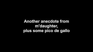 Another anecdote from mdaughter, plus some pico de gallo