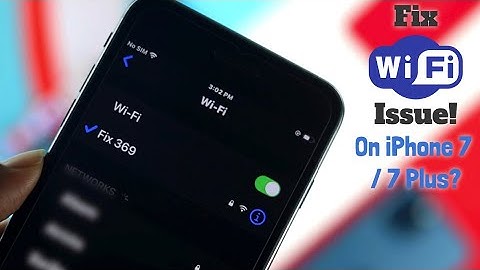Fix - Wi-Fi Connected But No Internet iPhone 7/7 plus [iOS 15]
