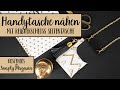 Handytasche mit Reißverschluss Seitentasche zum Umhängen nähen || Snaply Magazin