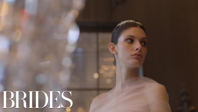 Backstage at Monique Lhuillier's Spring 2016 Bridal Runway Show